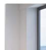 Synthetic Wood Rectangle Wall Mirror in Transparent colour