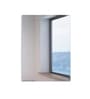 Synthetic Wood Rectangle Wall Mirror in Transparent colour