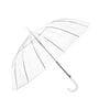 Transparent Wind-Resistant Long Handle Umbrella with Maximum Rain Coverage