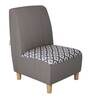 Transpose Slipper Chair in Grey Colour