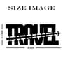 Travel Black MDF Wall Art