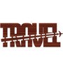 Travel Brown MDF Wall Art