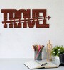 Travel Brown MDF Wall Art
