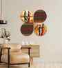 Set of 4 African Tribal Wall Art