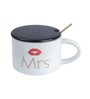 Travel Mrs. Mug 420 Ml White Ceramic Coffee Mug