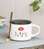 Travel Mrs. Mug 420 Ml White Ceramic Coffee Mug