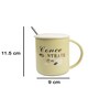 Travel Quotes 400 Ml Yellow Ceramic Coffee Mug