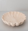 White Travertine Marble Bowl Urli