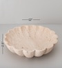 White Travertine Marble Bowl Urli