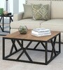 Daniel Coffee Table in Brown & Black Colour