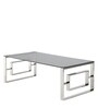 Travon Coffee Table in Silver Colour