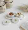 White Marble Tray & 2 Trinkets Set
