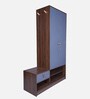 Tree 2 Door Wardrobe in Grey & Walnut Finish