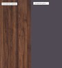 Tree 2 Door Wardrobe in Grey & Walnut Finish