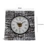 Tree Bark Wooden Roman Dial Analog Wall Clock