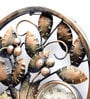 Tree Iron Clock In Copper