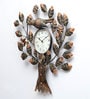 Copper Iron Tree Traditional Wall Clock