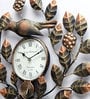 Copper Iron Tree Traditional Wall Clock
