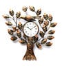 Copper Iron Tree Traditional Wall Clock