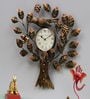 Copper Iron Tree Traditional Wall Clock
