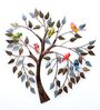 Tree Metal Multicolour Handmade Metal Wall Art