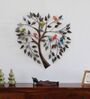 Tree Metal Multicolour Handmade Metal Wall Art