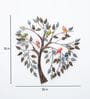 Tree Metal Multicolour Handmade Metal Wall Art