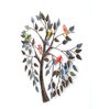 Tree Metal Multicolour Handmade Metal Wall Art