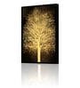 Tree Multicolour Engineered Wood Framed Canvas Wall Painting