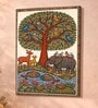 Tree of Life Animals Stretched Canvas Painting