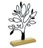 Tree Of Life Iron & Wood Showpiece