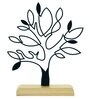 Tree Of Life Iron & Wood Showpiece