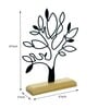 Tree Of Life Iron & Wood Showpiece