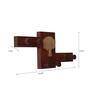 Tree Of Life 6 Hooks Sheesham Wooden  Key Holder