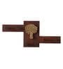 Tree Of Life 6 Hooks Sheesham Wooden  Key Holder