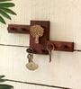Tree Of Life 6 Hooks Sheesham Wooden  Key Holder