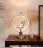 Tree of Life LED Table Lamp with Gold Bird Design