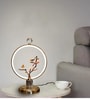 Tree of Life LED Table Lamp with Gold Bird Design