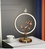 Tree of Life LED Table Lamp with Gold Bird Design