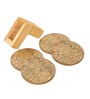 Tree of Life Wooden Coaster Set with Stand (Set of 4)