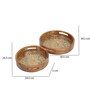 Tree of Life Wooden Tray Set   Handcrafted Nature Design (Set of 2)