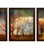 Tree Texture MDF Set of 3 Wall Art Panels