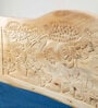 Tree Tops Solid Wood King Size bed in Natural Finish