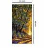 Tree With Forest View And Beautiful Sun Modern Art Canvas Art Prints
