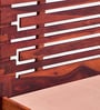 Vilseck Sheesham Wood Queen Size Bed In Scratch Resistant Honey Oak Finish