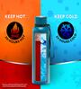Trek 700ml Double Wall Vacuum Insulated  Stainless Steel Water Bottle