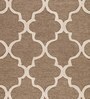 Trellis Pattern Wool Hand Tufted 5 x 8 Feet Carpet