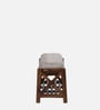 Trellis Sheesham Wood Bench in Scratch Resistant Provincial Teak Finish