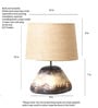 Trending Wave Shape Antique Terracotta Table Lamp