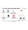 Trendsetter Gold Smart Voice Asst. Acrylic Chandelier